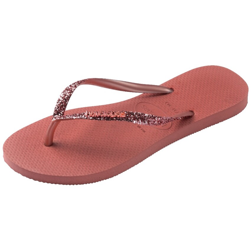 Havaianas Slim Glitter II Kırmızı Kadın Terlik - 3