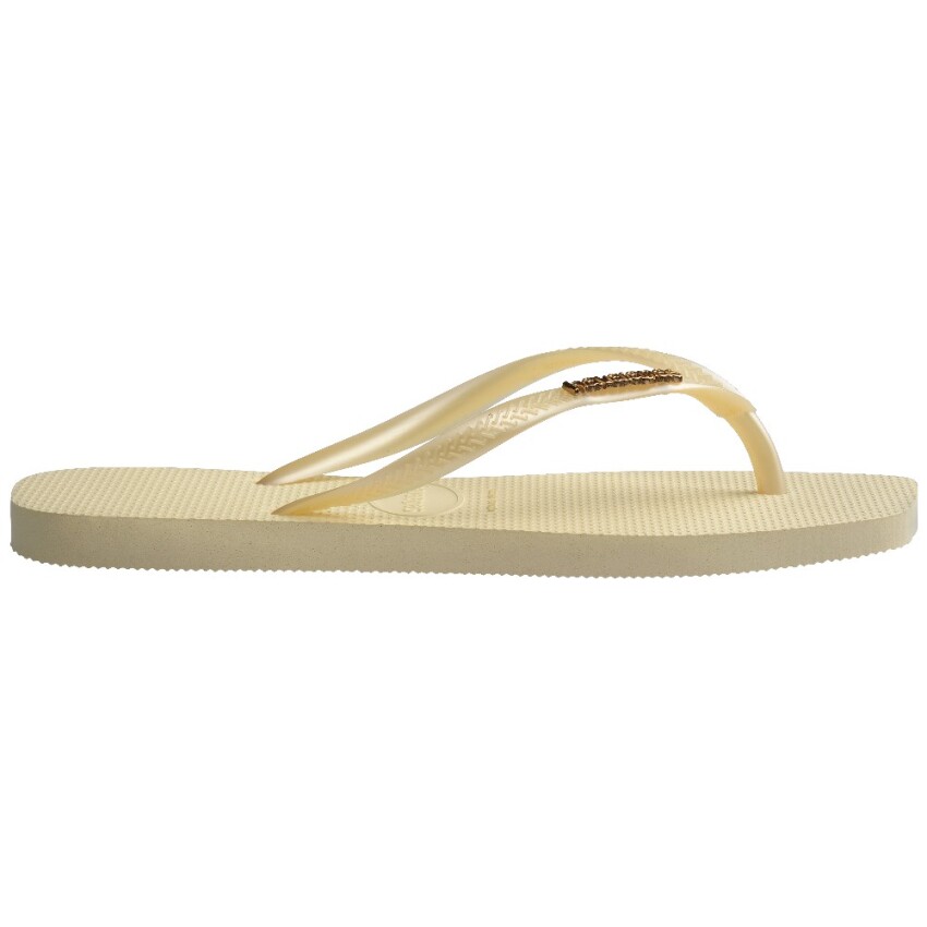Havaianas Square Logo Metallic Bej Kadın Terlik - 1