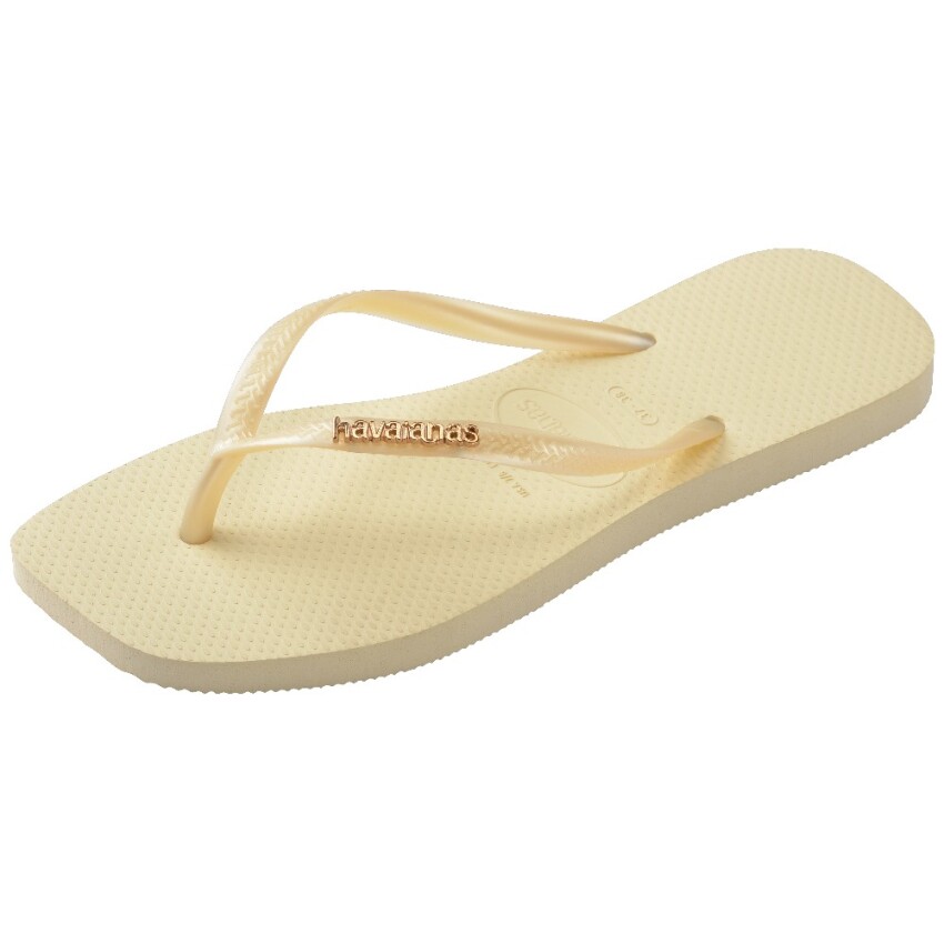 Havaianas Square Logo Metallic Bej Kadın Terlik - 3