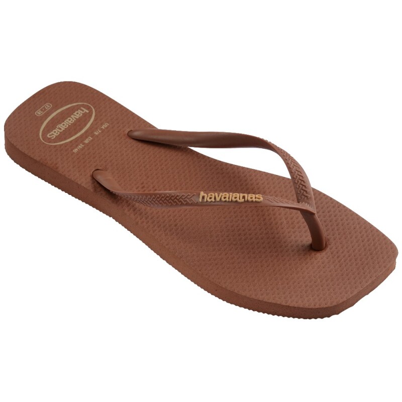 Havaianas Square Logo Pop U Kahverengi Kadın Terlik - Havaianas (1)