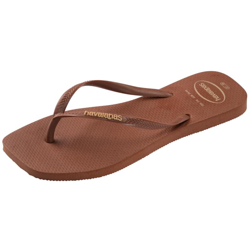 Havaianas Square Logo Pop U Kahverengi Kadın Terlik - 3