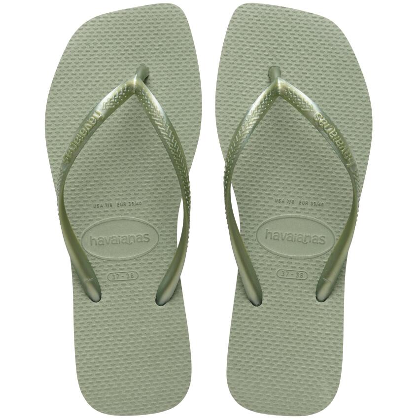 Havaianas Square Yeşil Kadın Terlik - 4
