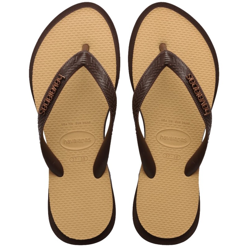 Havaianas Top Point Fusion Kahverengi Kadın Terlik - 4
