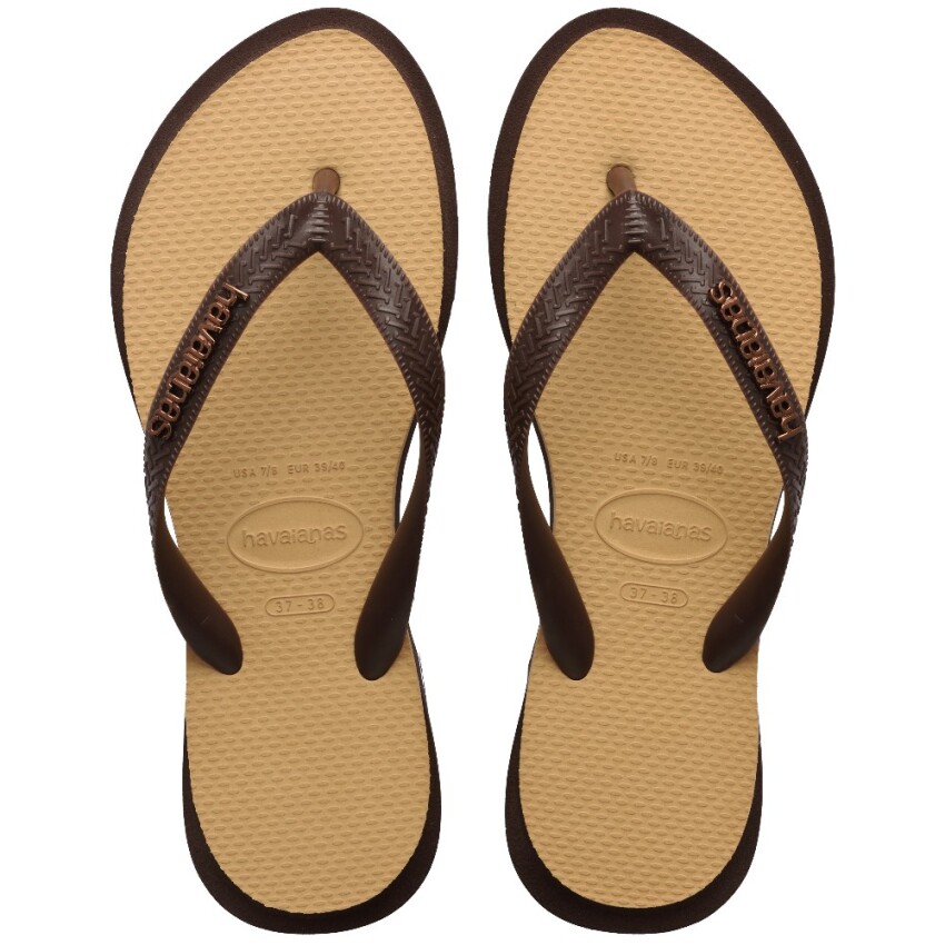 Havaianas Top Point Fusion Kahverengi Kadın Terlik - 4
