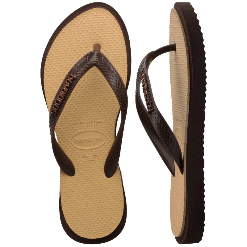 Havaianas Top Point Fusion Kahverengi Kadın Terlik - 5
