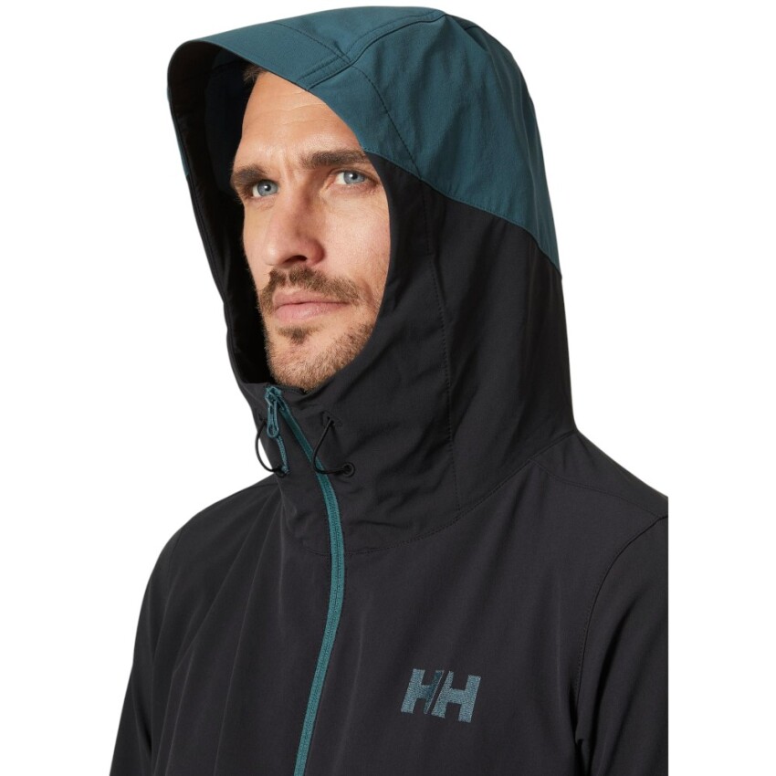 Helly Hansen Blaze Softshell Hood Mavi Erkek Polar - 3
