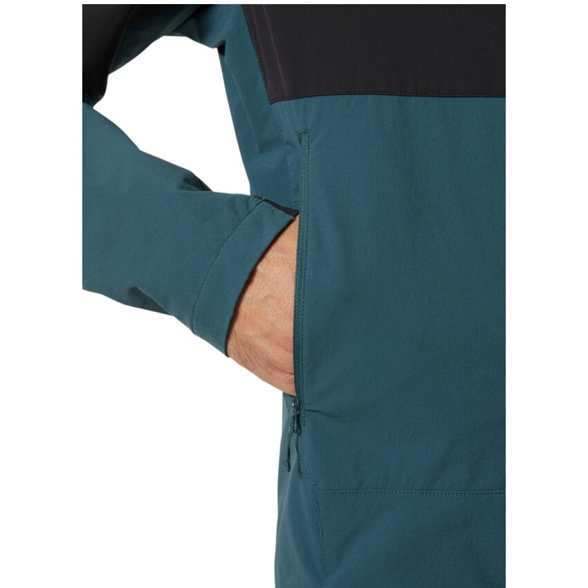 Helly Hansen Blaze Softshell Hood Mavi Erkek Polar - 4