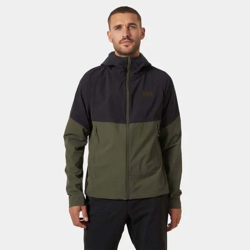 Helly Hansen BLAZE SOFTSHELL KAPİŞONLU MONT Haki Erkek Mont - 1
