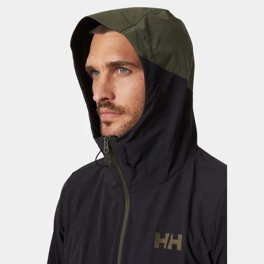 Helly Hansen BLAZE SOFTSHELL KAPİŞONLU MONT Haki Erkek Mont - 3
