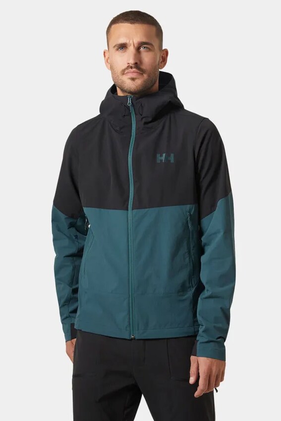 Helly Hansen BLAZE SOFTSHELL KAPİŞONLU MONT Yeşil Erkek Mont - 1