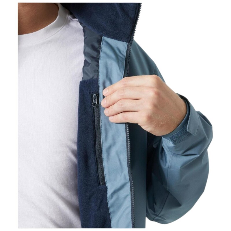 Helly Hansen Crew Hooded Midlayer Mont 4 Mavi Erkek Mont - 4
