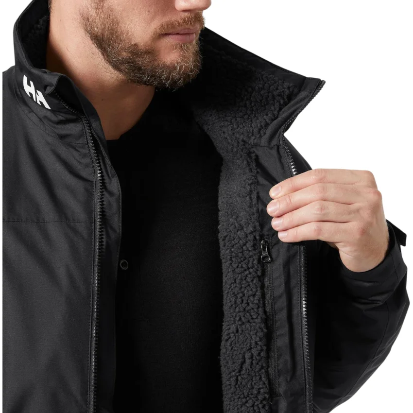 Helly Hansen Crew Hooded Pile Lacivert Erkek Mont - 3