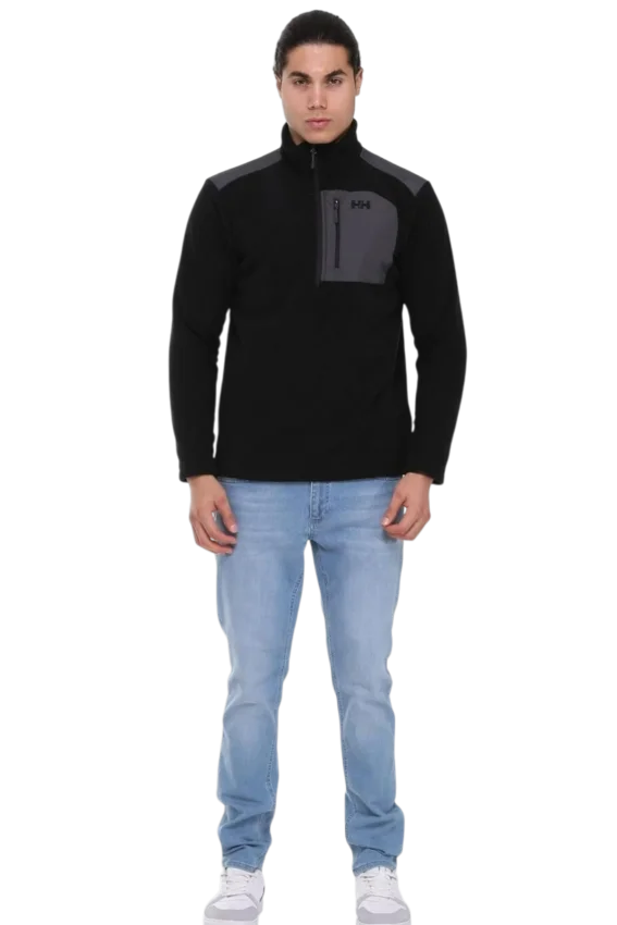 Helly Hansen Block Halfzip Siyah Erkek Polar - 5