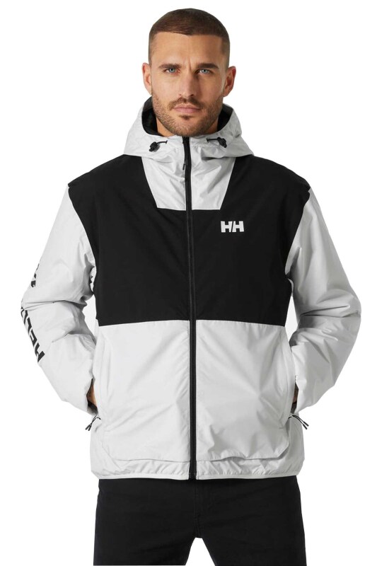 Helly Hansen HELLY HANSEN ERVIK INS RAIN MONT Gri Erkek Yağmurluk - 1