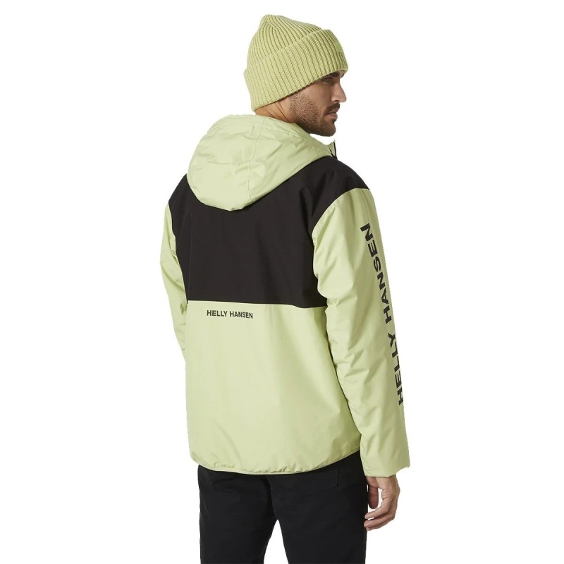 Helly Hansen HELLY HANSEN ERVIK INS RAIN MONT Yeşil Erkek Yağmurluk - 4