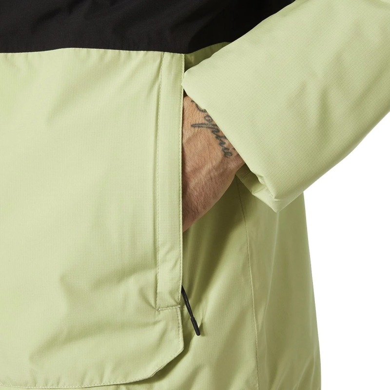 Helly Hansen HELLY HANSEN ERVIK INS RAIN MONT Yeşil Erkek Yağmurluk - 5