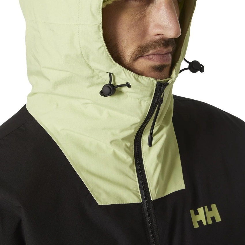 Helly Hansen HELLY HANSEN ERVIK INS RAIN MONT Yeşil Erkek Yağmurluk - 6