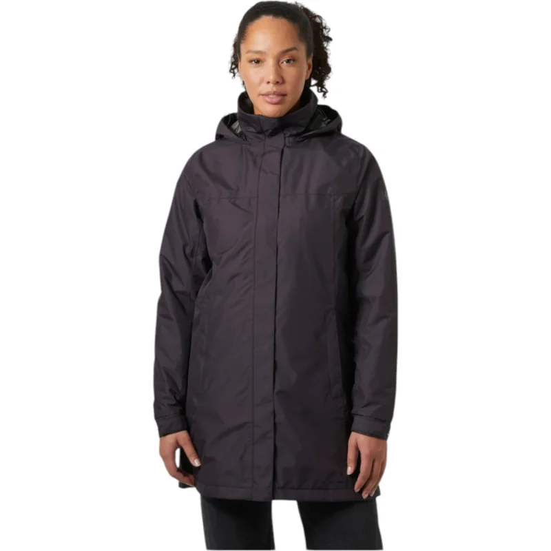 Helly Hansen Helly Hansen W Aden Insulated Kaban Siyah Kadın Mont - 1