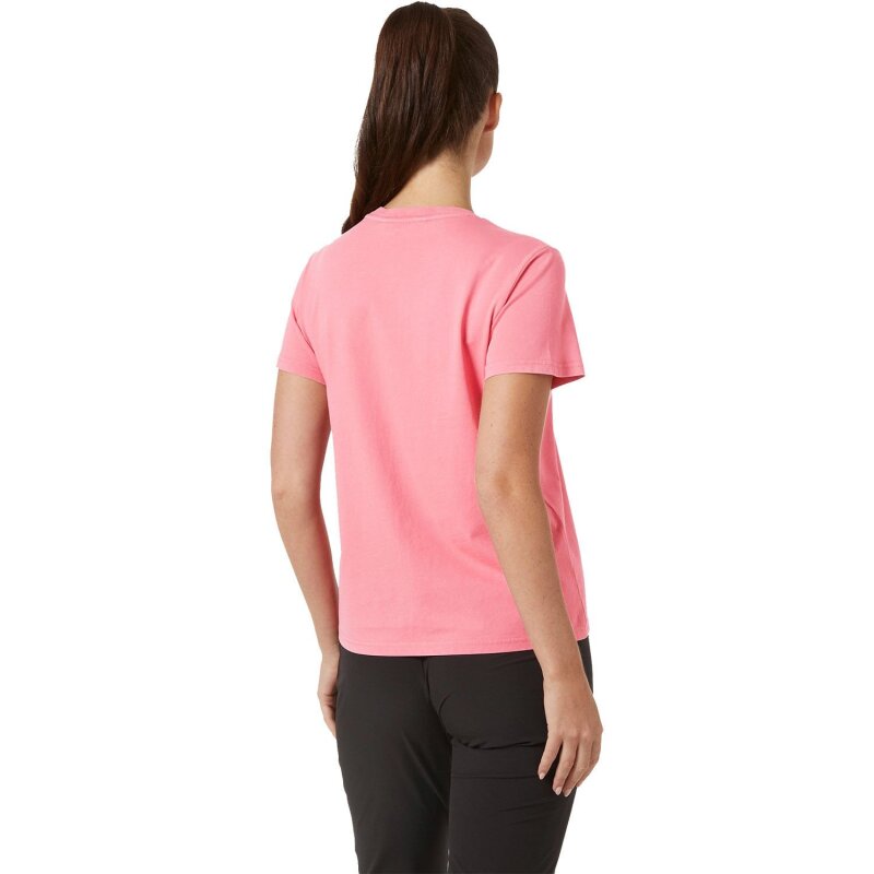 Helly Hansen Logo Pembe Kadın Tshirt - 4