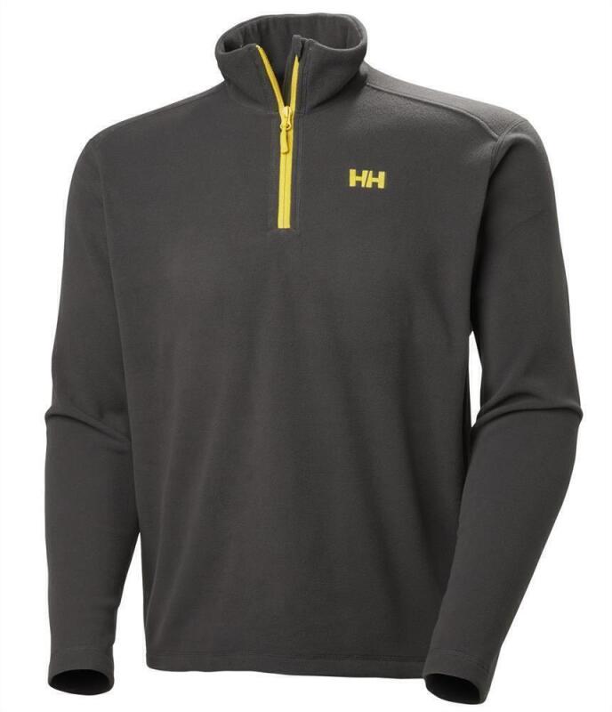 Helly Hansen HH MOUNT POLAR FLEECE Siyah-Sarı Erkek Sweatshirt HH..12001 HHA.987 - Helly Hansen