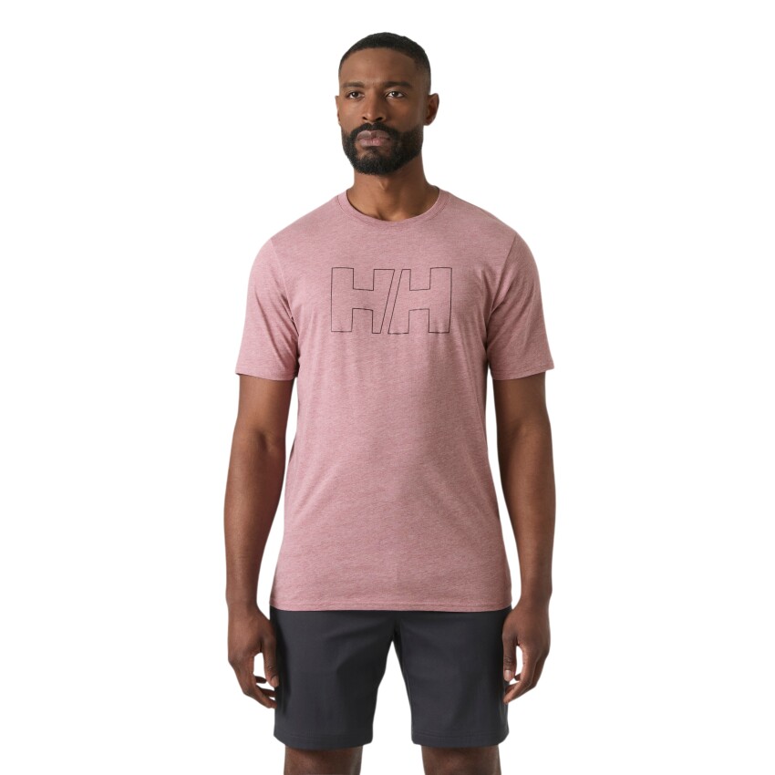 Helly Hansen HH Tech Logo Mor Erkek Tshirt - 1