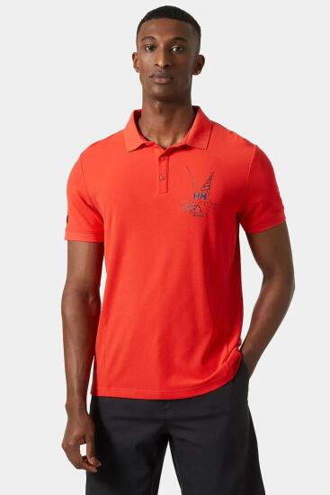 Helly Hansen HP RACE POLO T-SHIRT KIRMIZI Erkek Polo Tshirt - 1