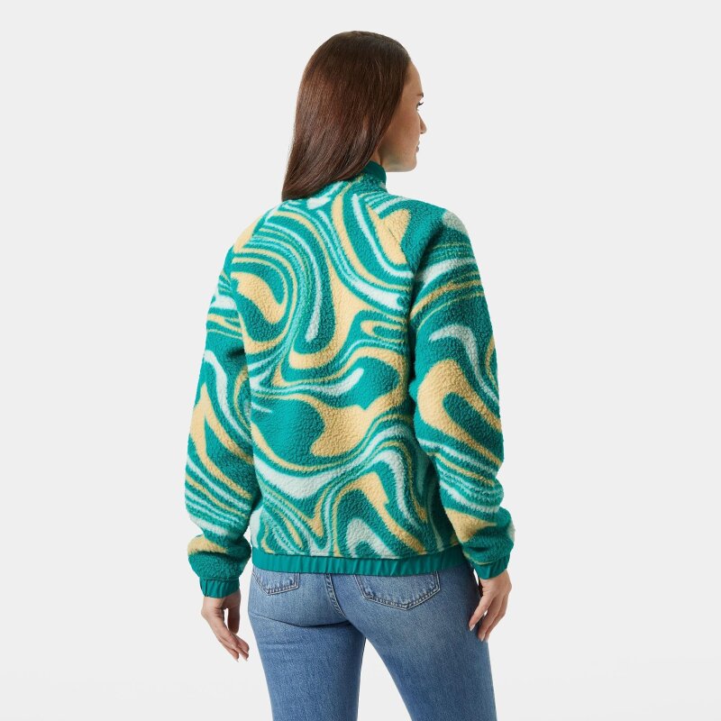 Helly Hansen Imperial Printed Pile Snap Mavi Kadın Polar - Helly Hansen (1)