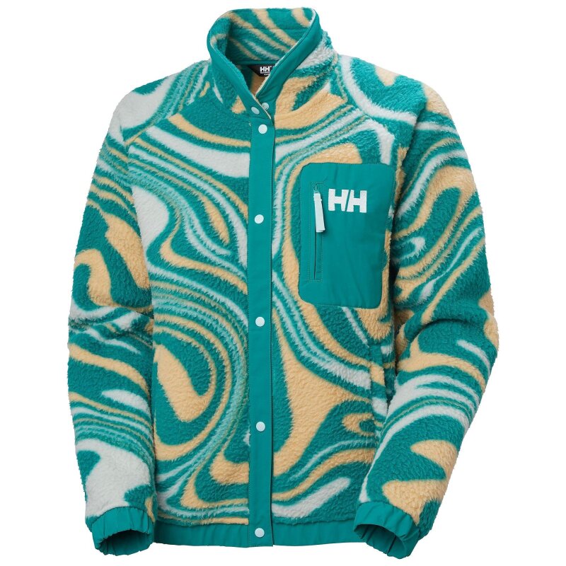 Helly Hansen Imperial Printed Pile Snap Mavi Kadın Polar - 5