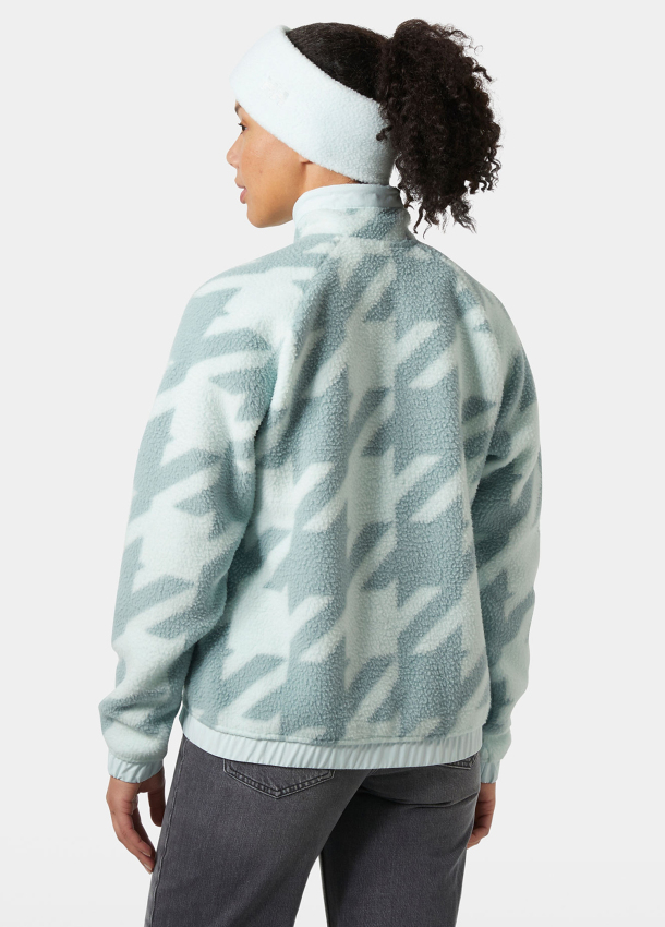 Helly Hansen Imperial Printed Pile Snap Yeşil Kadın Polar - 3