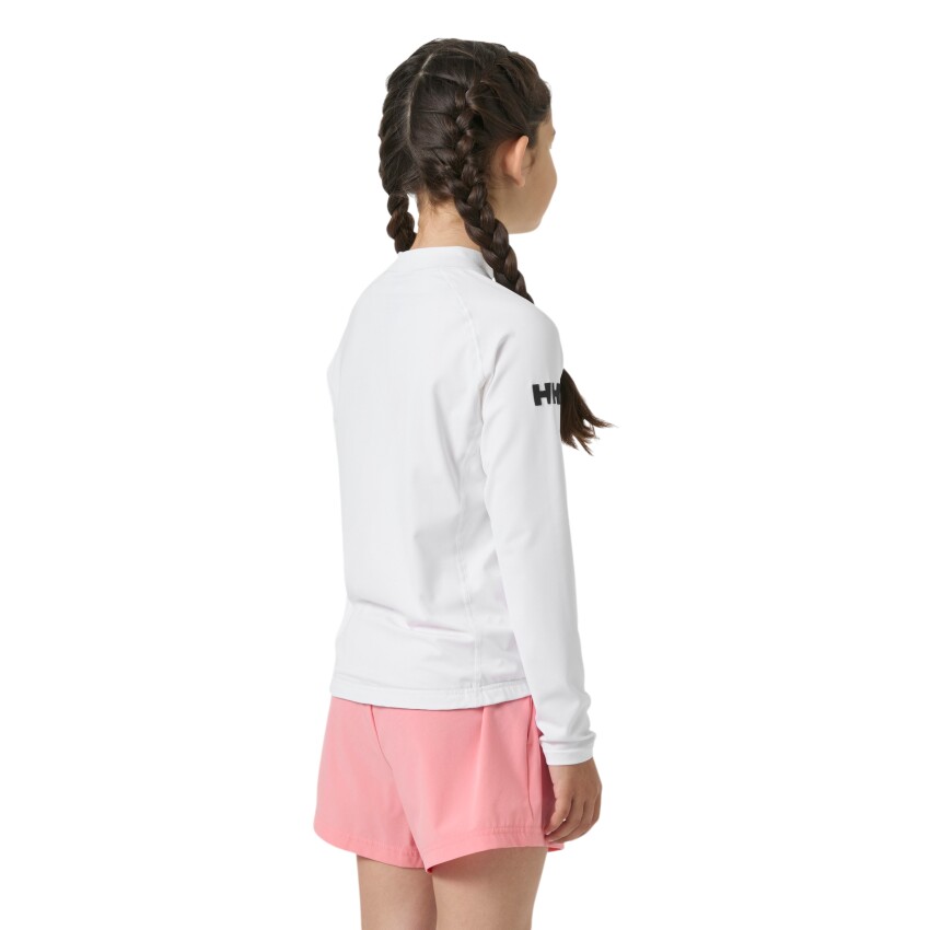 Helly Hansen JR Waterwear Rashguard Beyaz Çocuk Sweatshirt - 2