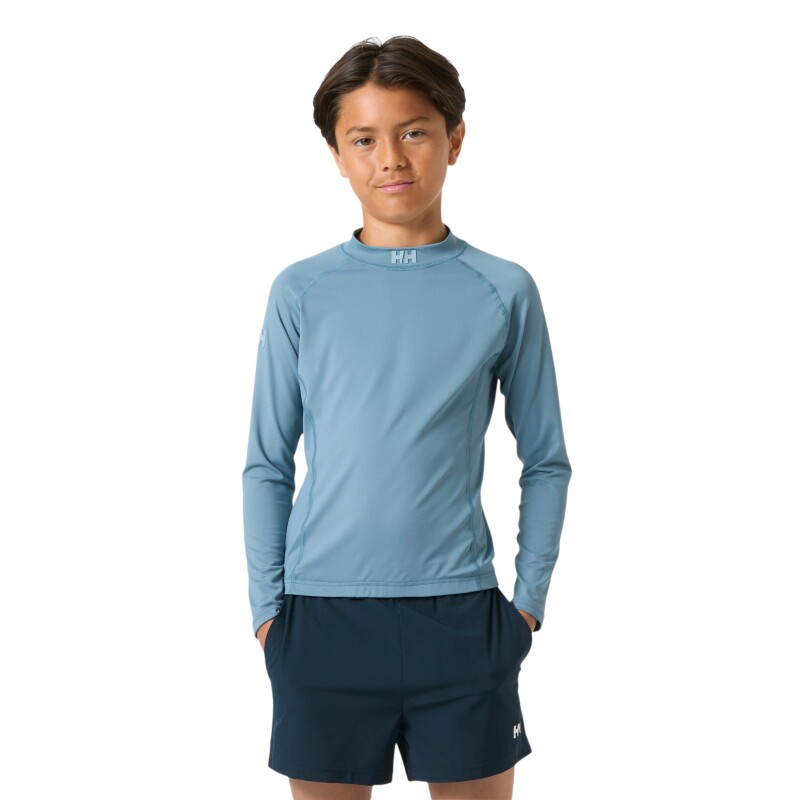 Helly Hansen JR Waterwear Rashguard Mavi Çocuk Sweatshirt - Helly Hansen