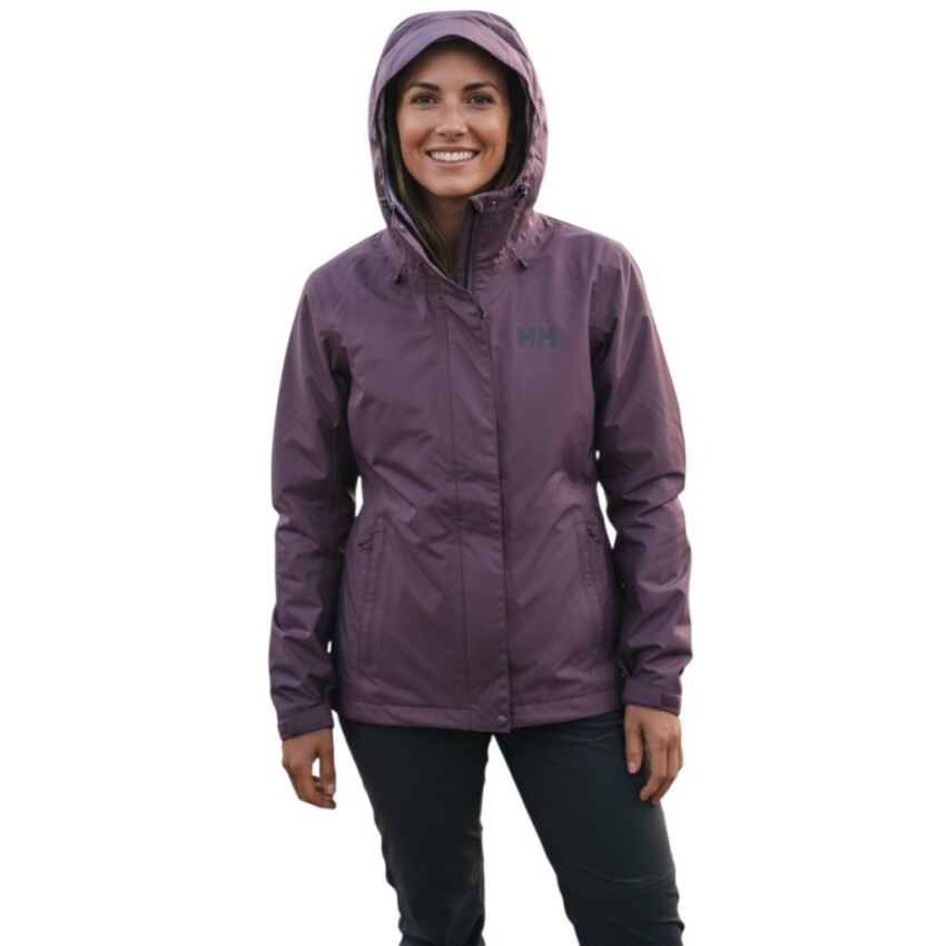 Helly Hansen Loke Yağmurluk 2.0 Mor Kadın Mont - 1