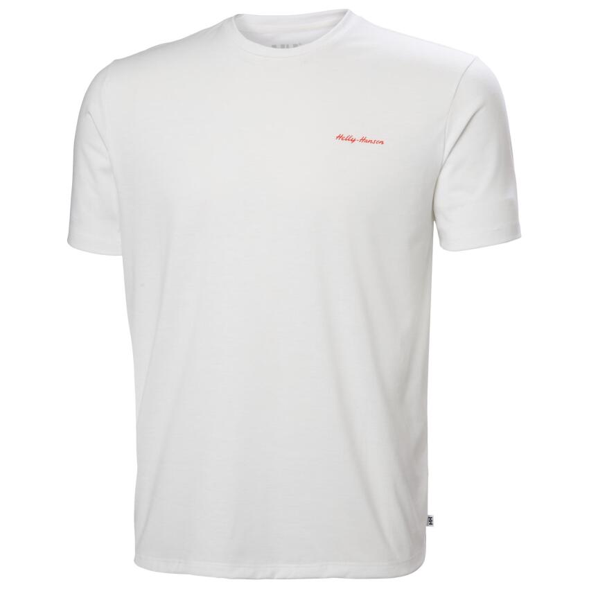 Helly Hansen Skog Recycled Graphic Beyaz Erkek Tshirt - 3