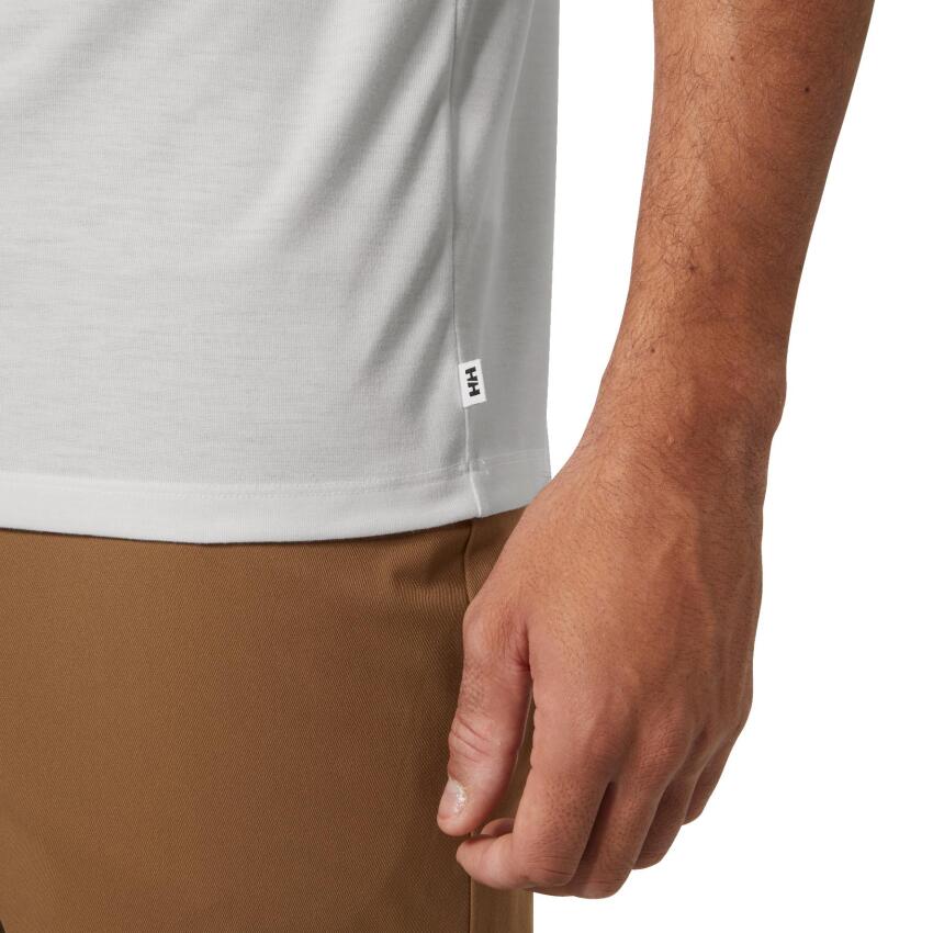 Helly Hansen Skog Recycled Graphic Beyaz Erkek Tshirt - 6