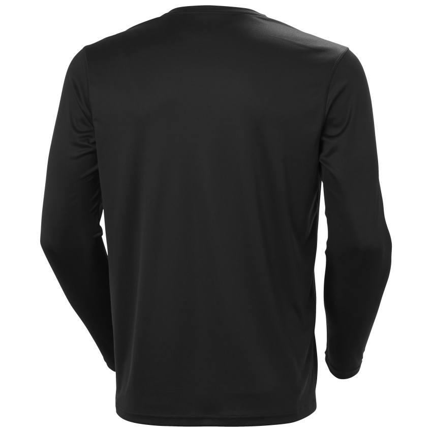 Helly Hansen Tech Crew LS 2.0 UV Siyah Erkek Sweatshirt - 4