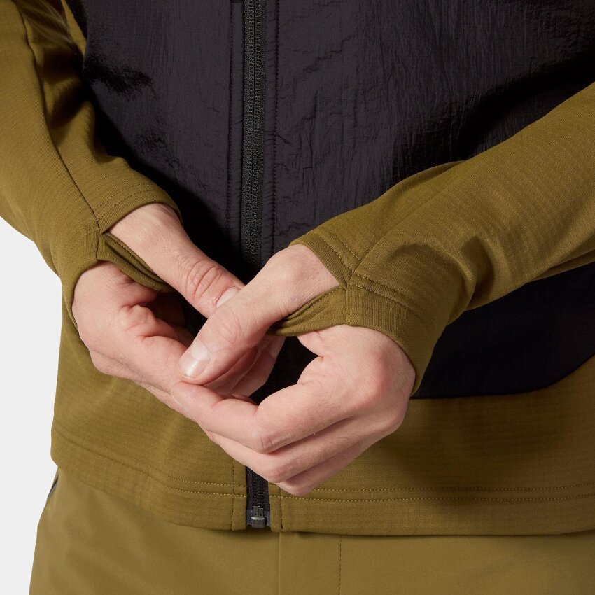 Helly Hansen Versalite Hybrid Fleece Erkek Haki Polar - 5