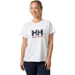 Helly Hansen W HH LOGO T-SHIRT 2.0 BEYAZ Kadın Tshirt - 3