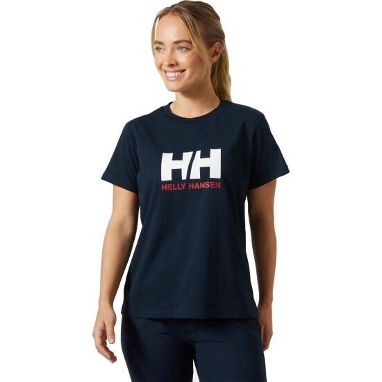Helly Hansen W HH LOGO T-SHIRT 2.0 LACİVERT Kadın Tshirt - 3