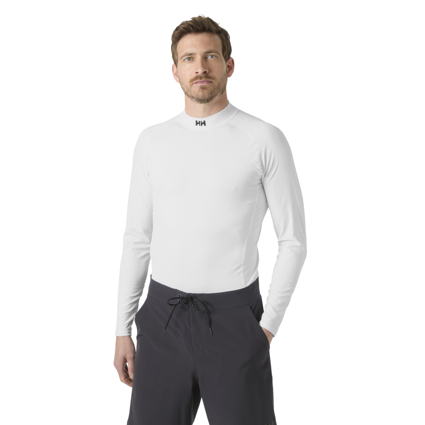 Helly Hansen Waterwear Rashguard Likra Beyaz Erkek Sweatshirt - 1