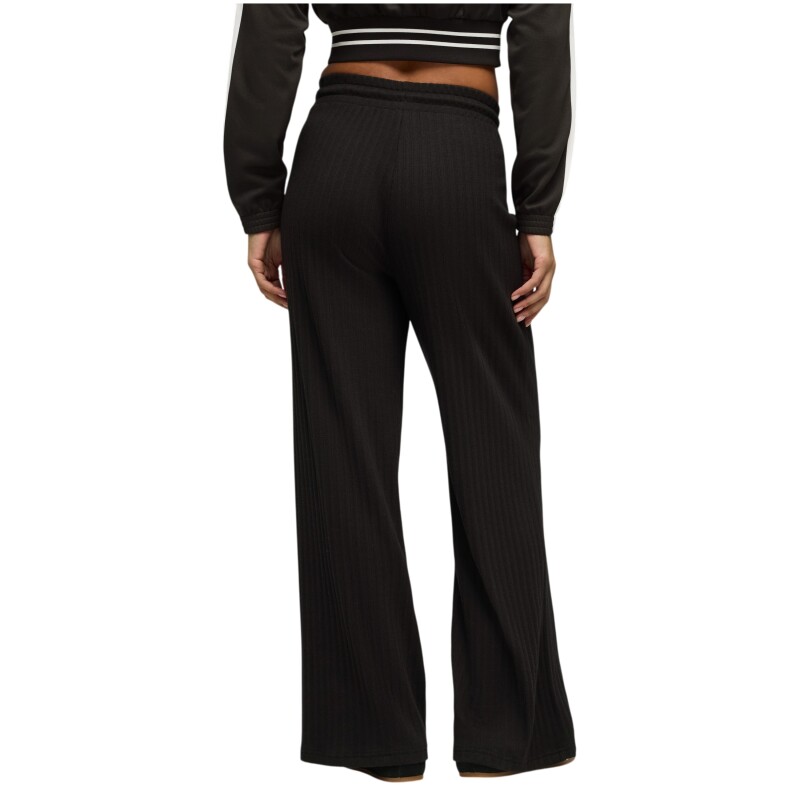 Puma Her Comfort High-Waist Wide Siyah Kadın Eşofman Altı - 2