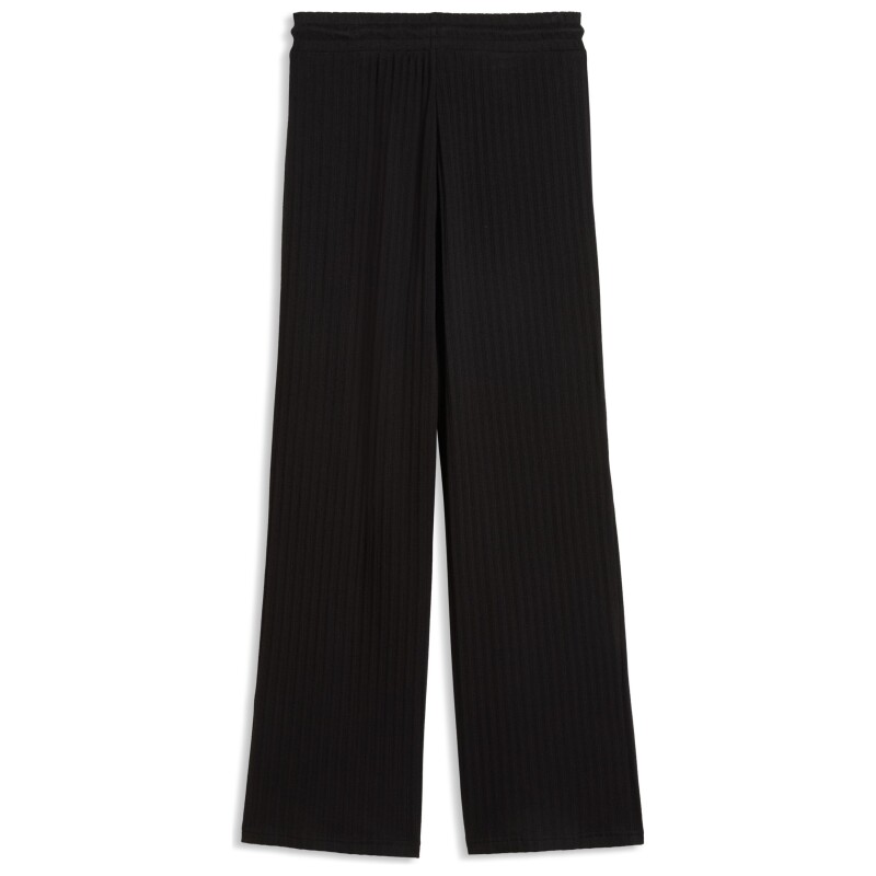 Puma Her Comfort High-Waist Wide Siyah Kadın Eşofman Altı - 5