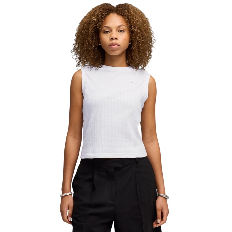 Puma Her Tank Beyaz Kadın Atlet - 1