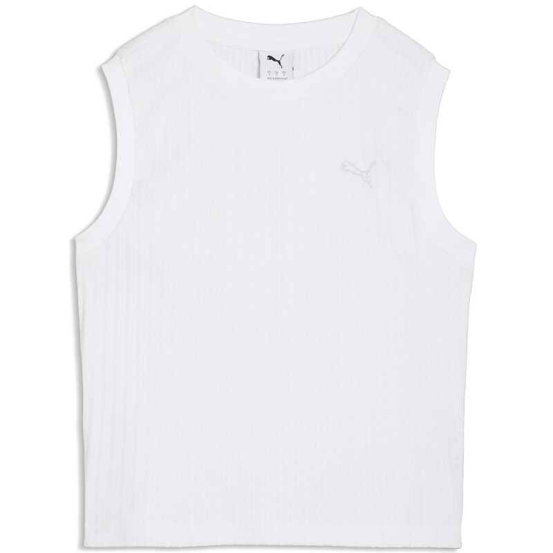 Puma Her Tank Beyaz Kadın Atlet - 4