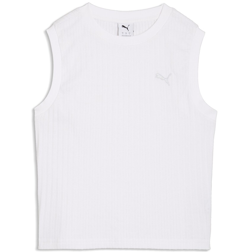 Puma Her Tank Beyaz Kadın Atlet - 4
