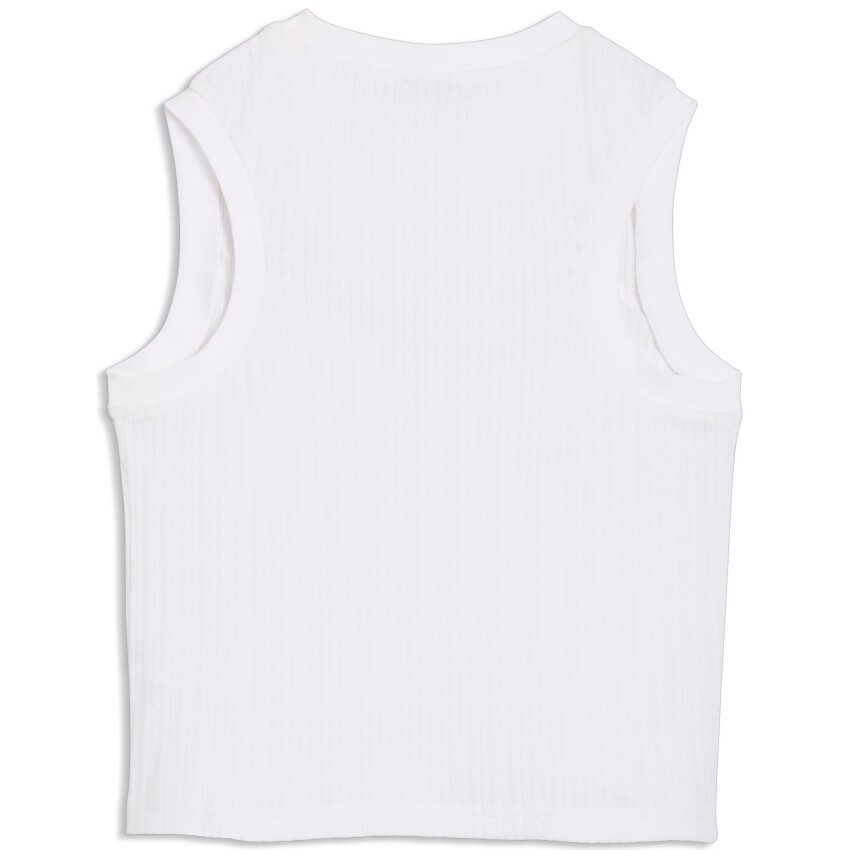 Puma Her Tank Beyaz Kadın Atlet - 5