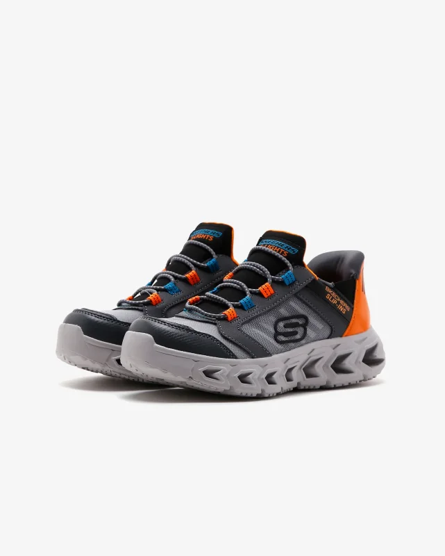 Skechers Hypno-Flash 2.0 - Odelux Gri Çocuk Günlük Ayakkabı - 4