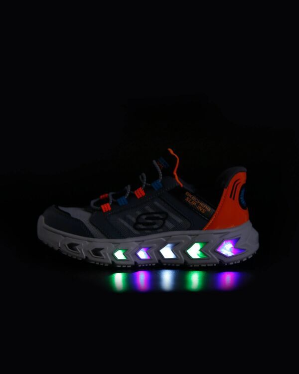 Skechers HYPNO-FLASH 2.0 - ODELUX Gri Çocuk Günlük Ayakkabı - 3