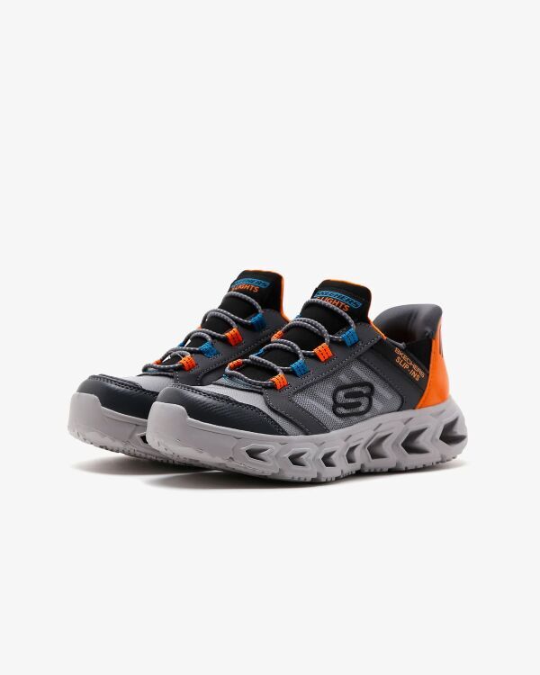 Skechers HYPNO-FLASH 2.0 - ODELUX Gri Çocuk Günlük Ayakkabı - 5