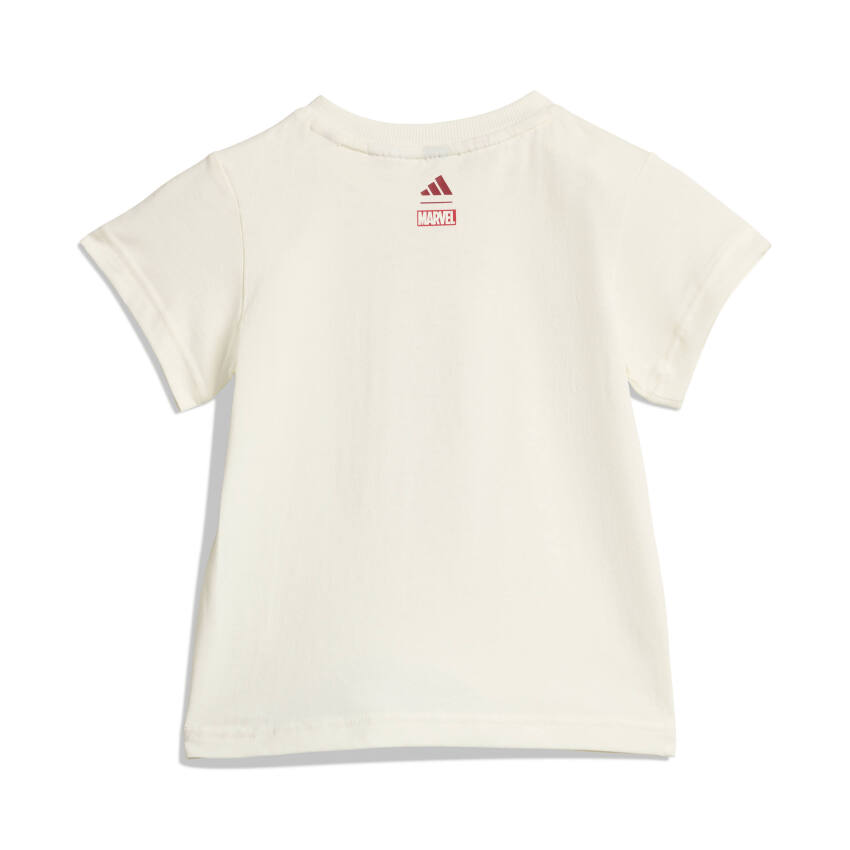 Adidas Marvel Spiderman Beyaz Çocuk Şort Tshirt Takım - 4