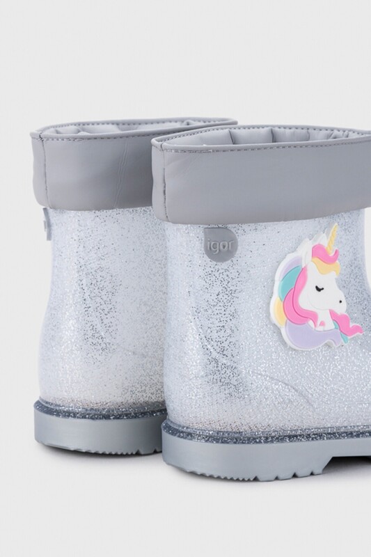 Igor Bimbi Unicornio Glitter Gri Çocuk Bot - 3